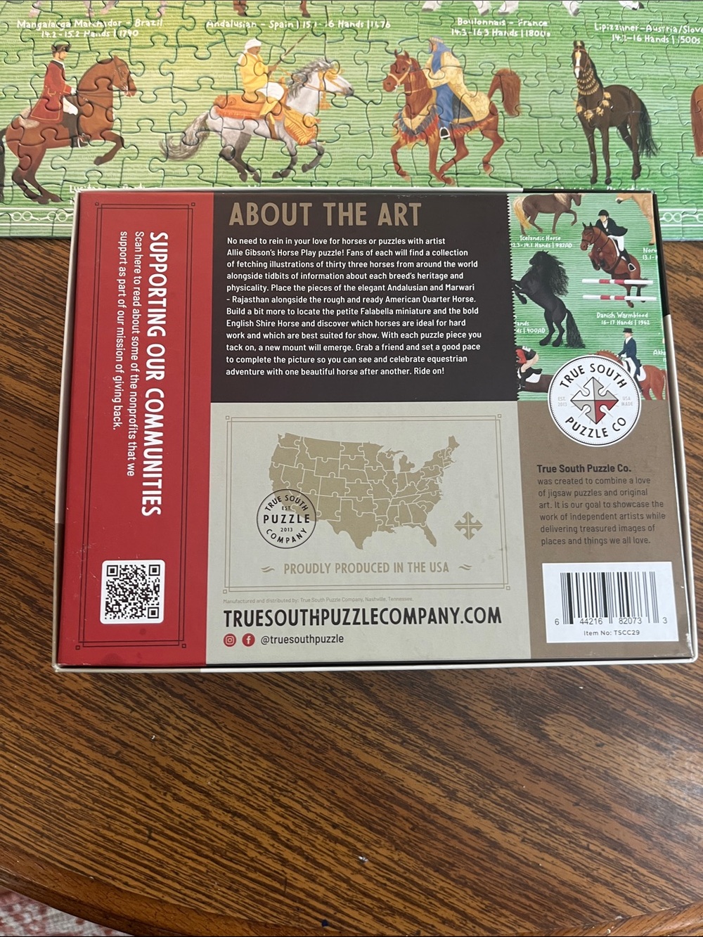 Horse Play 500-Piece Jigsaw Puzzle - Green - Picture 5 of 15